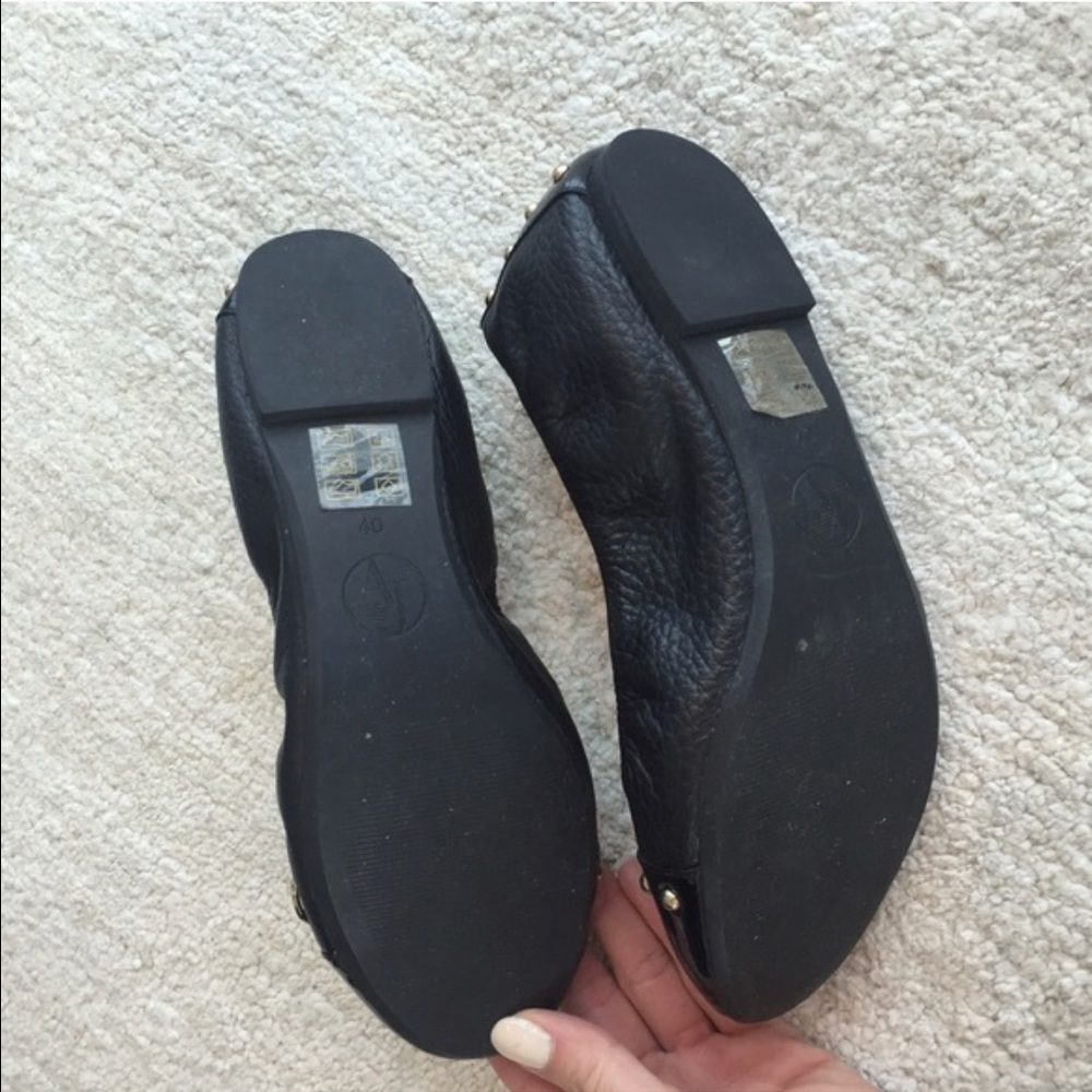 Armani jeans ballerinas black with studs as new - Picture 3 of 4
