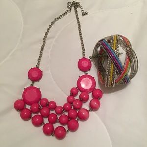 Bubble necklace and bracelet