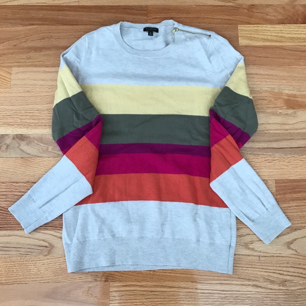 Talbots striped sweater