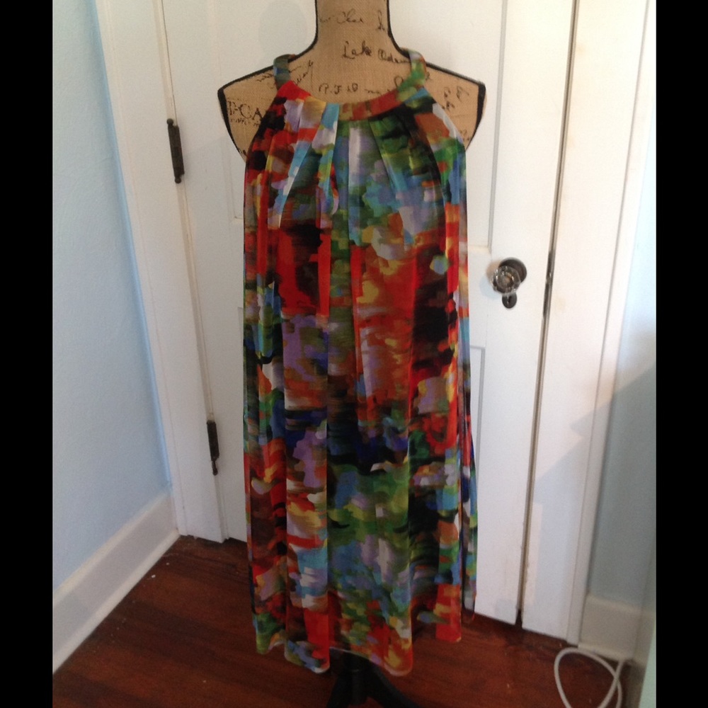 London Times multi colored dress NWOT - beautiful!