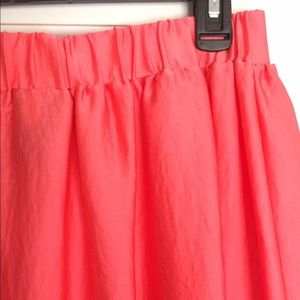 Pink maxi skirt