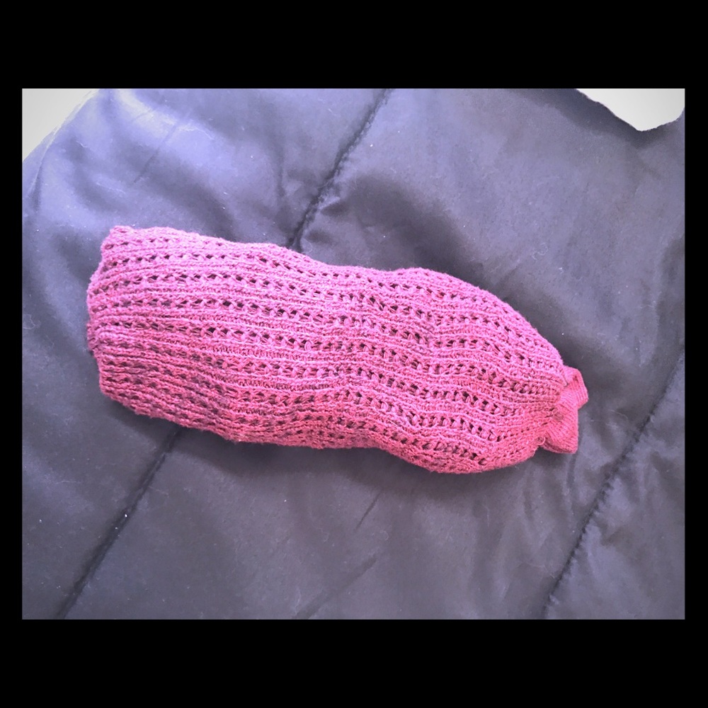 Marron knee high socks