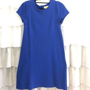 Anthropologie Maeve cobalt blue shift dress 👗