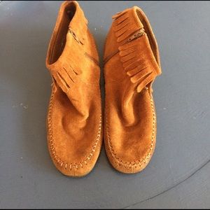 Festival Style Suede Moccasin Booties