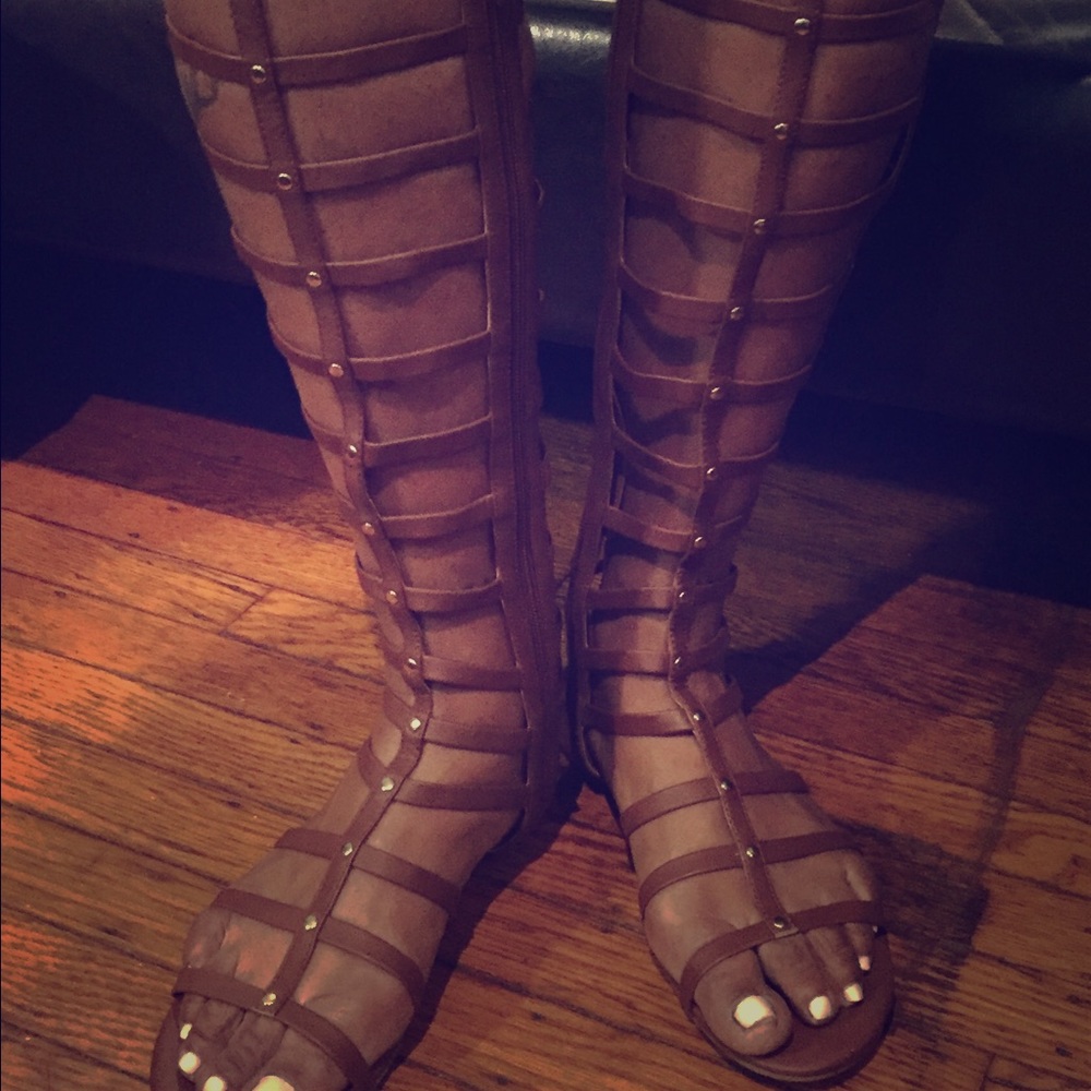Brown Gladiator Sandals