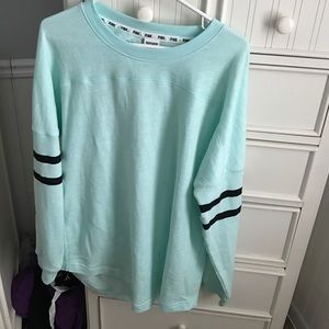 Pink by Victoria secrete open back pull over tee