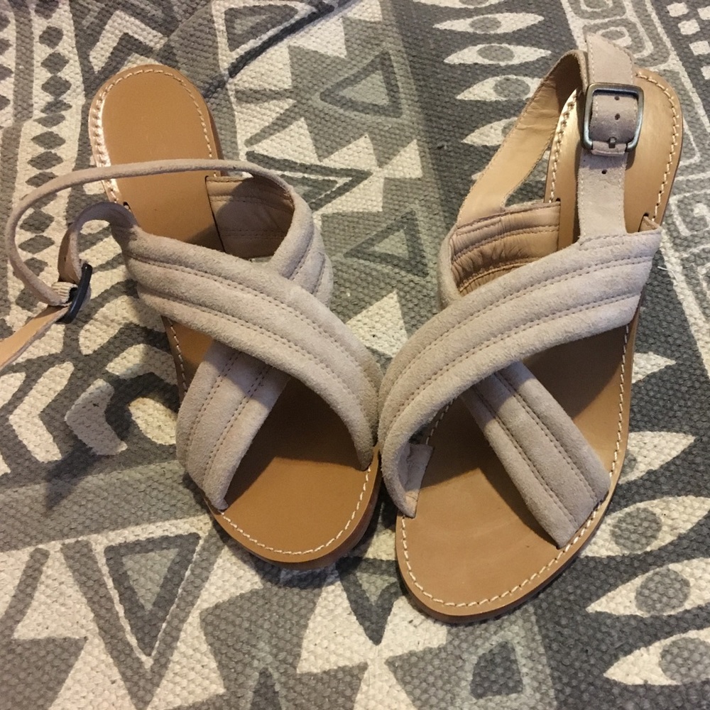 J. Crew Marcie suede sandals