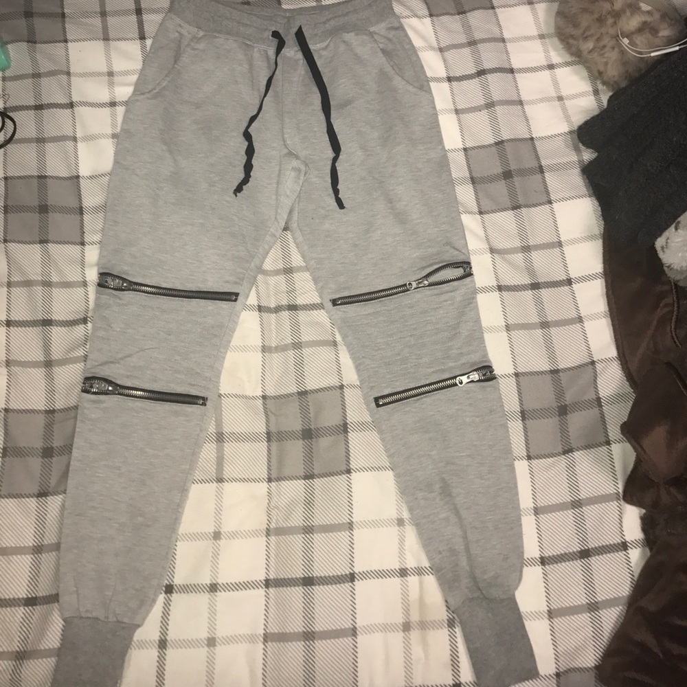 Grey joggers
