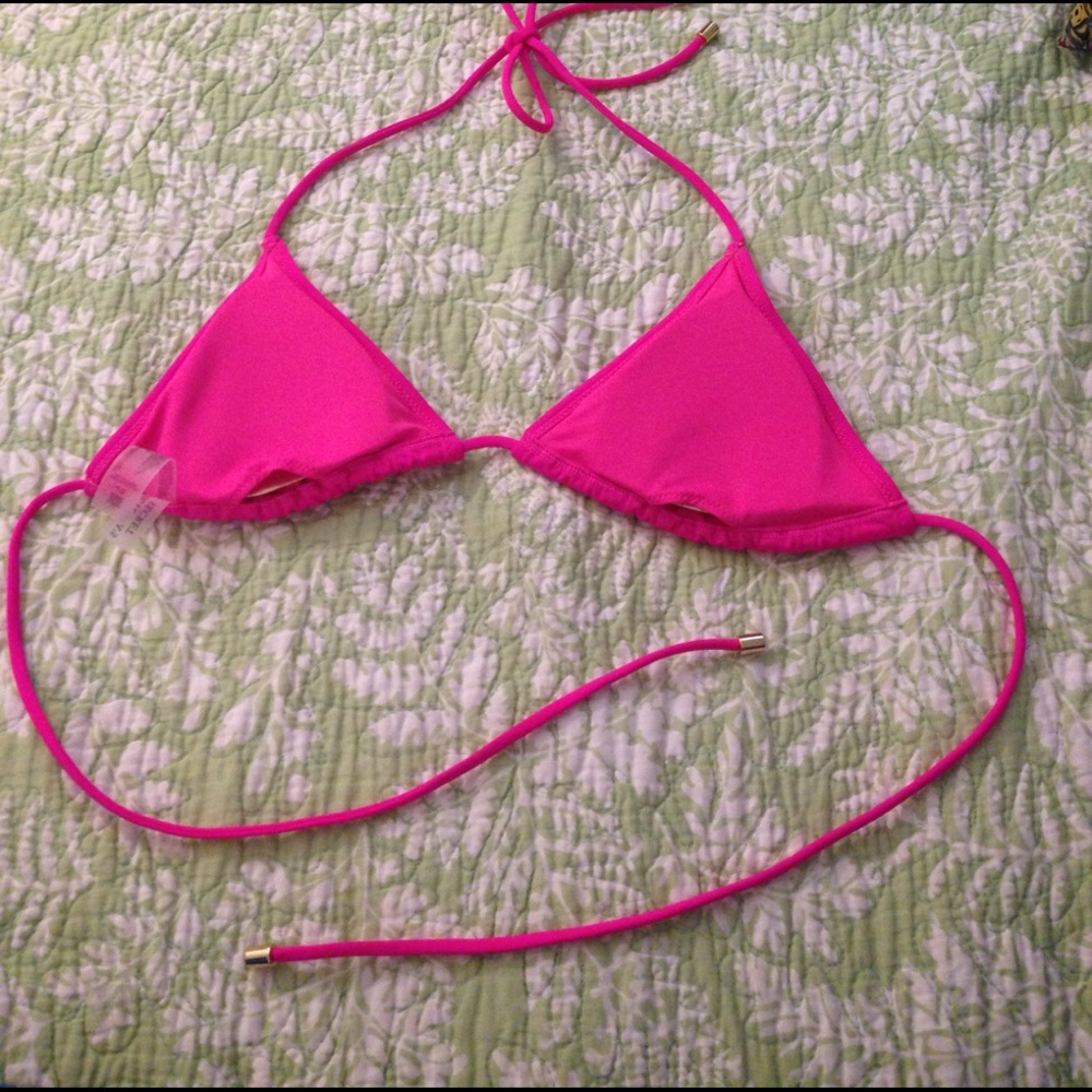 NWOT Hot pink Victoria's Secret bikini top - Picture 3 of 4