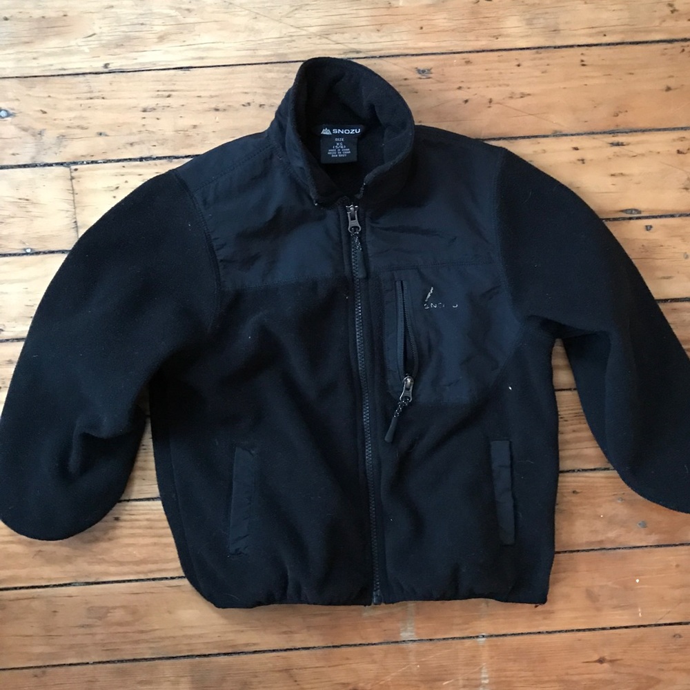 Snozu Children's Black Fleece Jacket