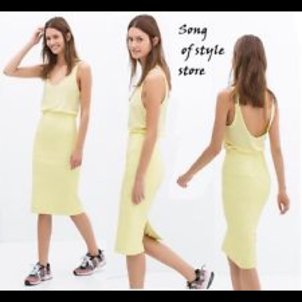 Soft Yellow Zara Dress