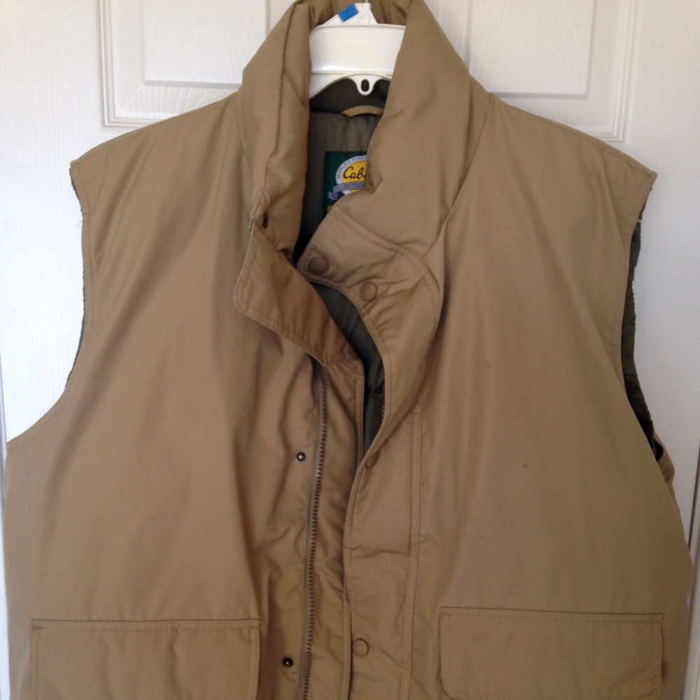Cabela's Premier Goose Down Vest XL Tall