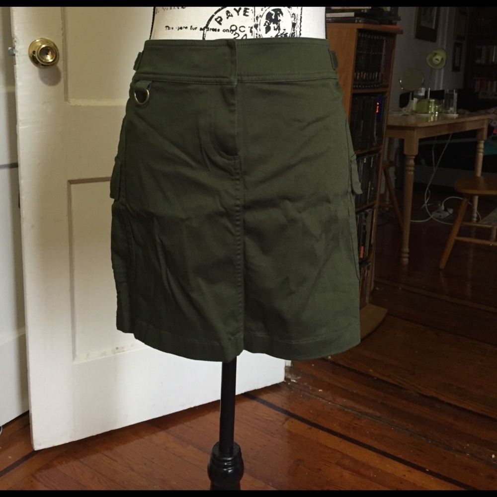 NWOT Mixit olive mini skirt