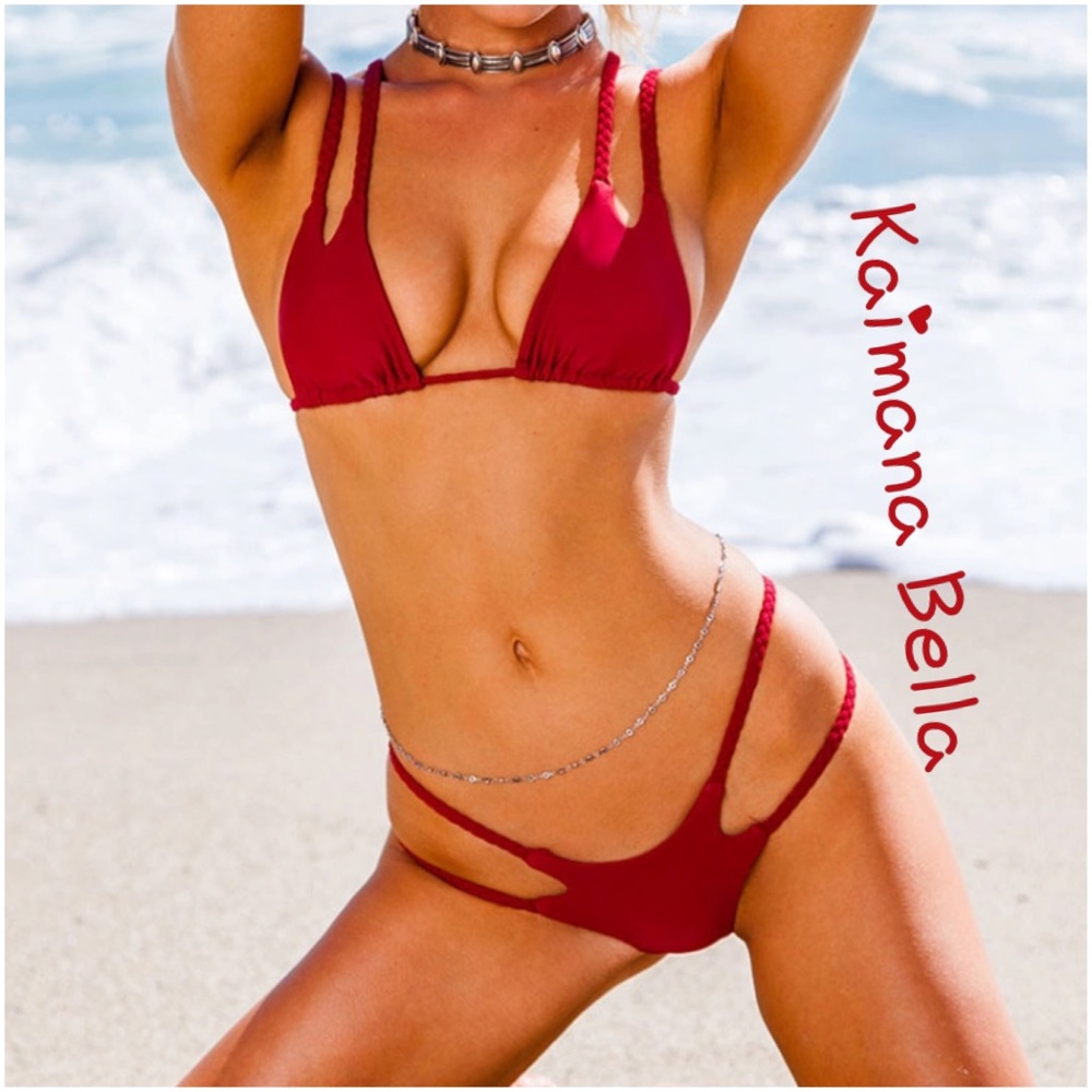 ❗️MOVING SALE ❤️Double Strap Criss Cross Bikini