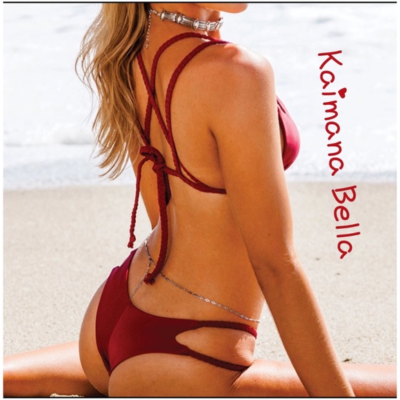 ❗️MOVING SALE ❤️Double Strap Criss Cross Bikini - Picture 3 of 6