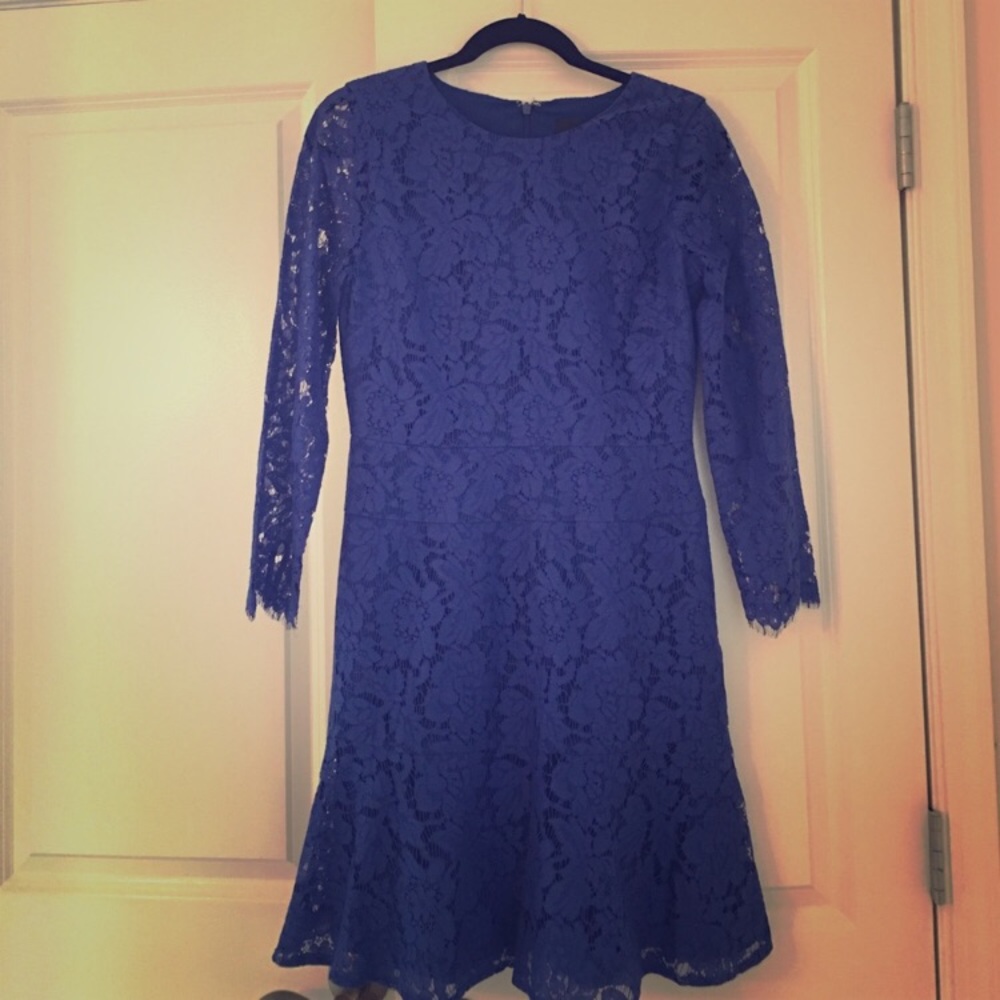J Crew lace tulip dress NWT