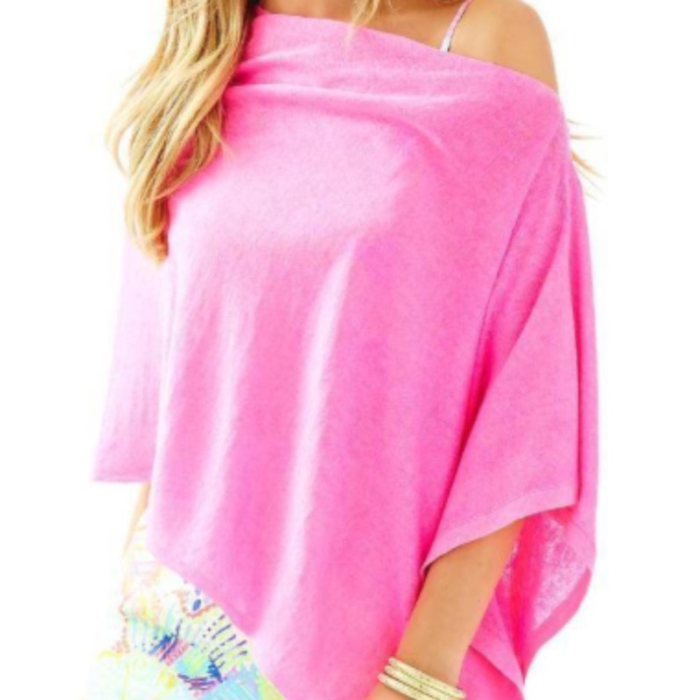 Lilly Pulitzer bayshore sweater wrap.