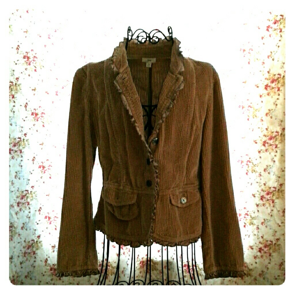 Tan Corduroy Blazer