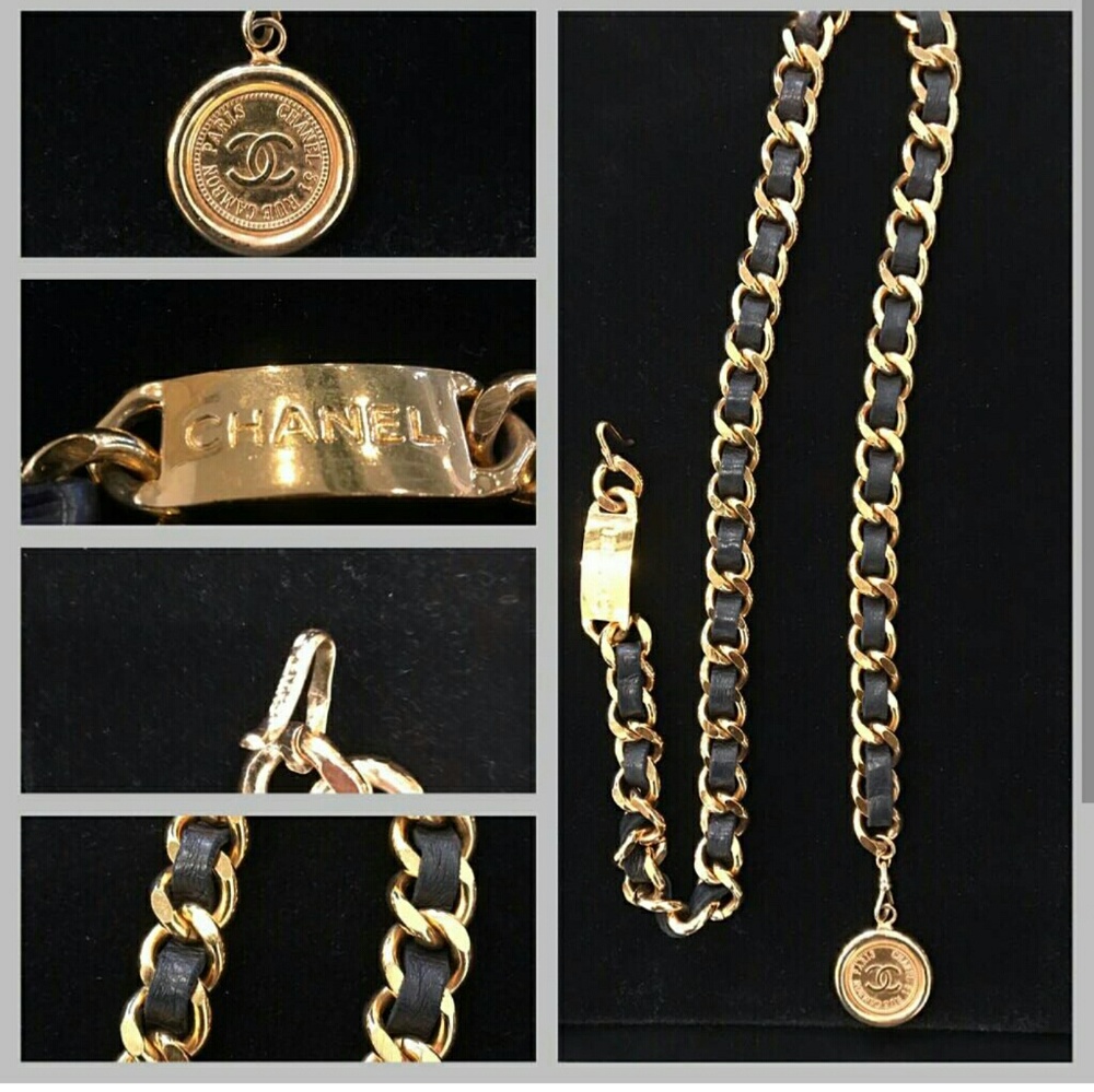Authentic Chanel Chain Belt