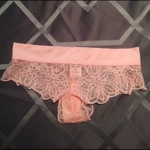 Pink cheekster underwear