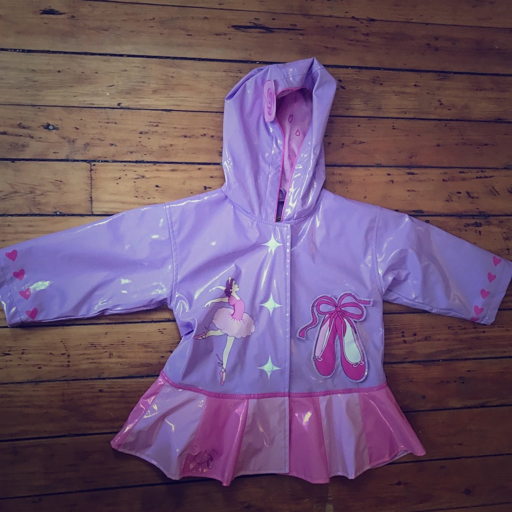 Kidorable Ballerina Rain Coat 💜🌸☂️