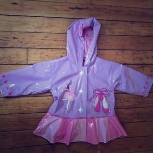 Kidorable Ballerina Rain Coat 💜🌸☂️