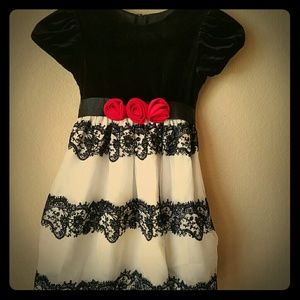 A black dress for a 5 year girl