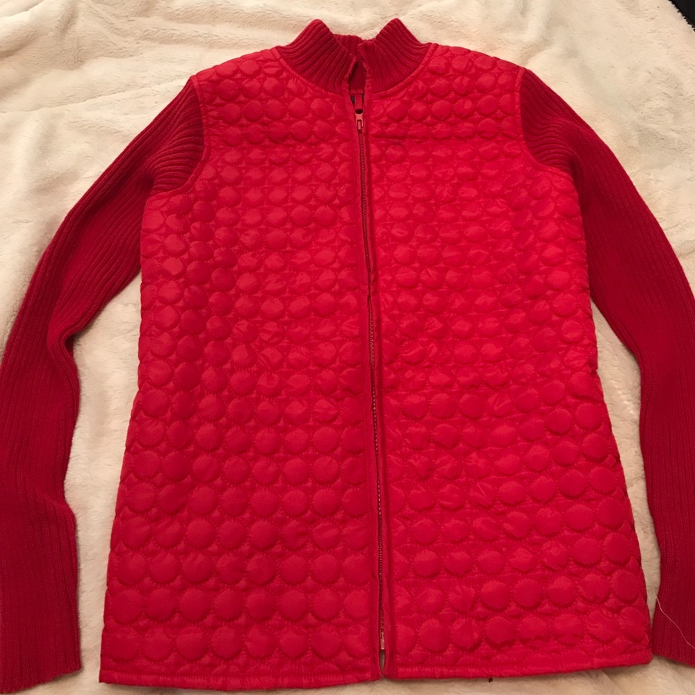 Red jacket