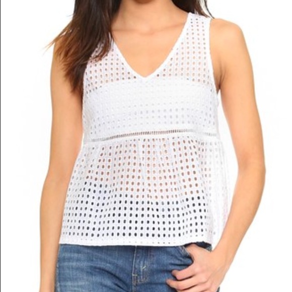 Jack by BB Dakota Tops - JACK BY BB DAKOTA TIFFANI PEPLUM TANK, Sz. M