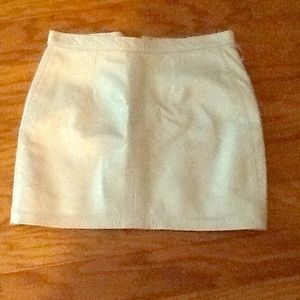 Leather Mini Skirt