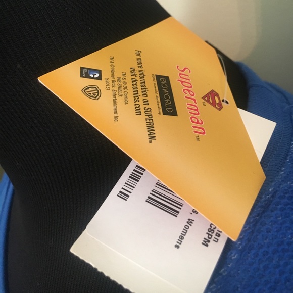 Superman Burnout Raglan Juniors light Sweatshirt S - Picture 2 of 8