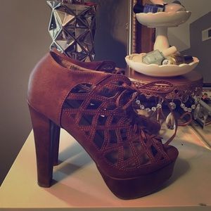 Charlotte Russe caged heels