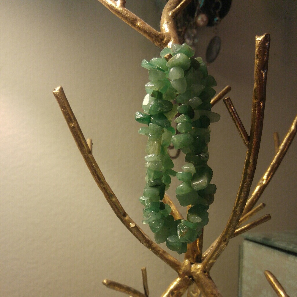 Aventurine cluster bracelet