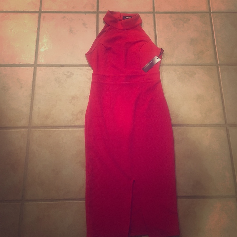 Red dress