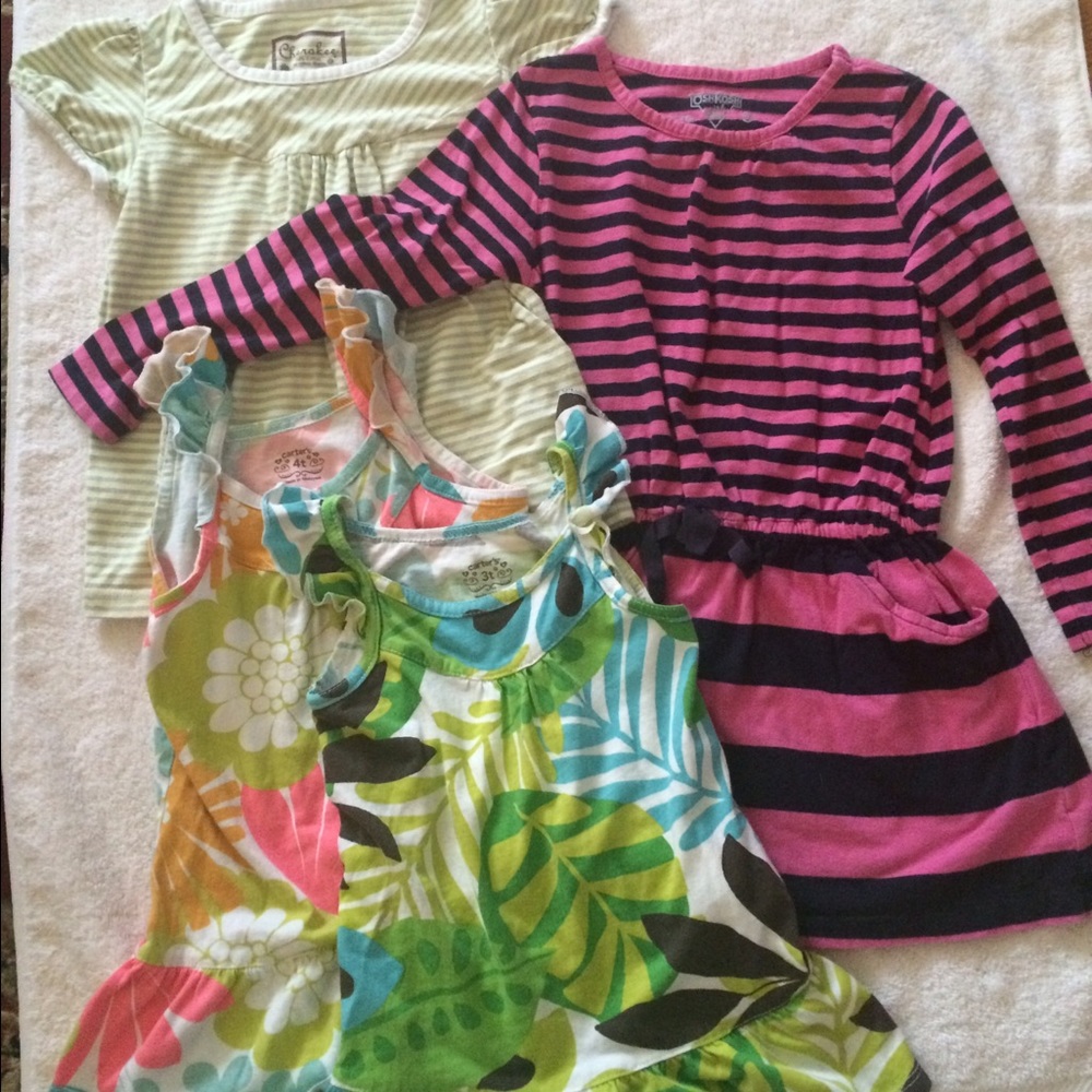 Girls size 4t bundle summer spring chic carters