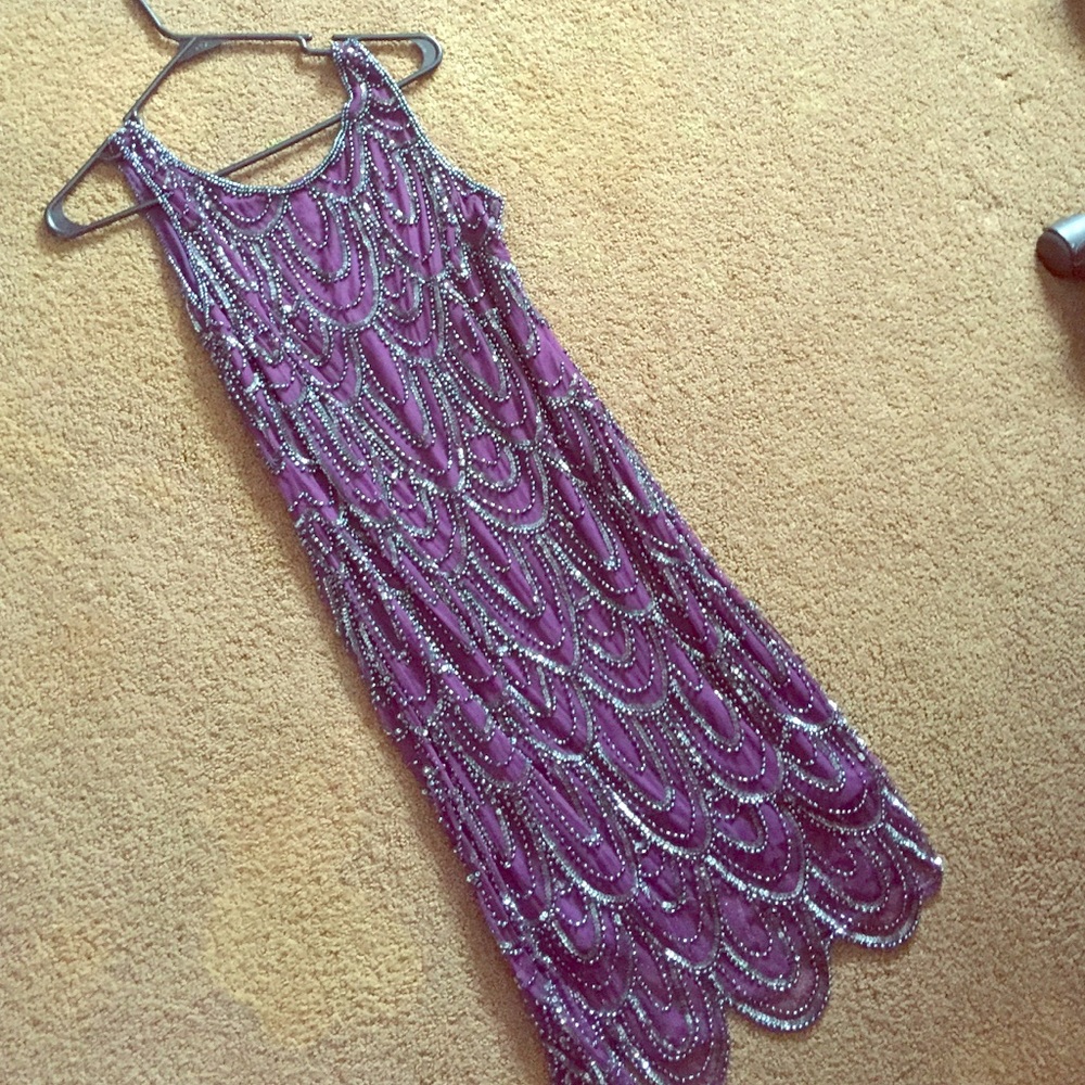 MIDI beaded cocktail dress