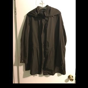 Army green utility jacket