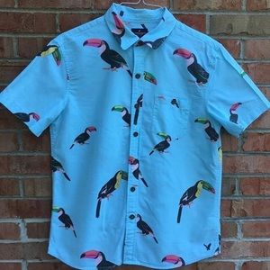 Tucan print party shirt
