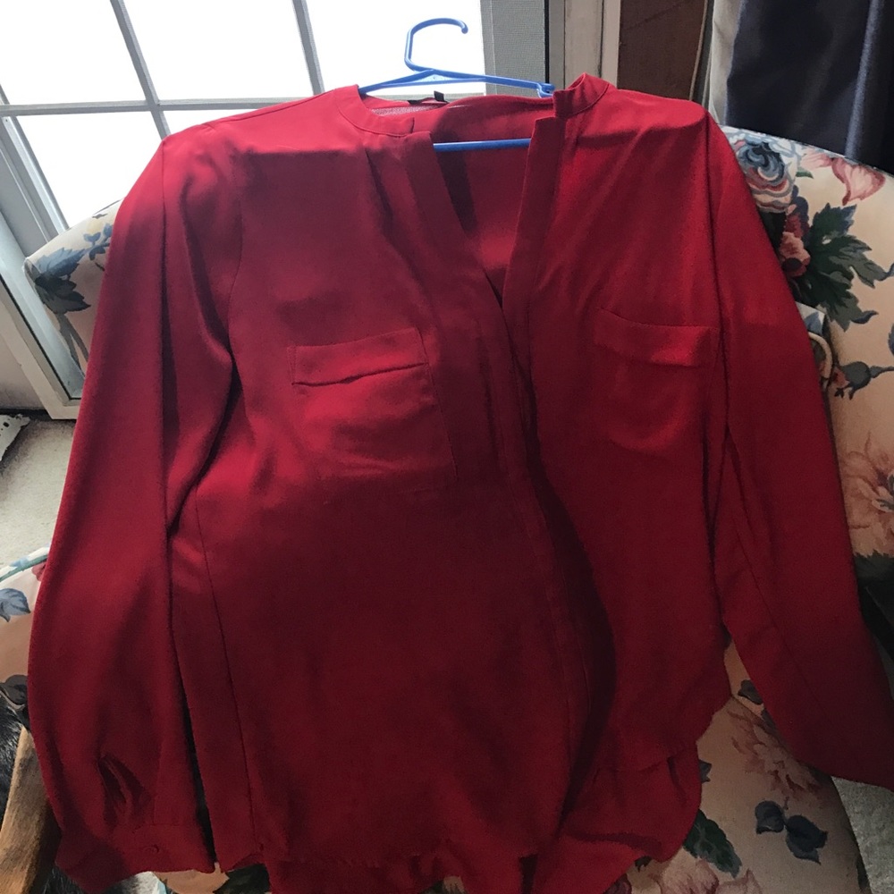 Pretty red blouse