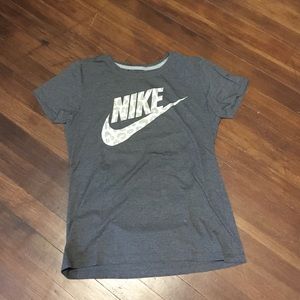 Grey Nike T Shirt