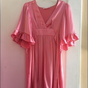 Betsey Johnson pink silk dress