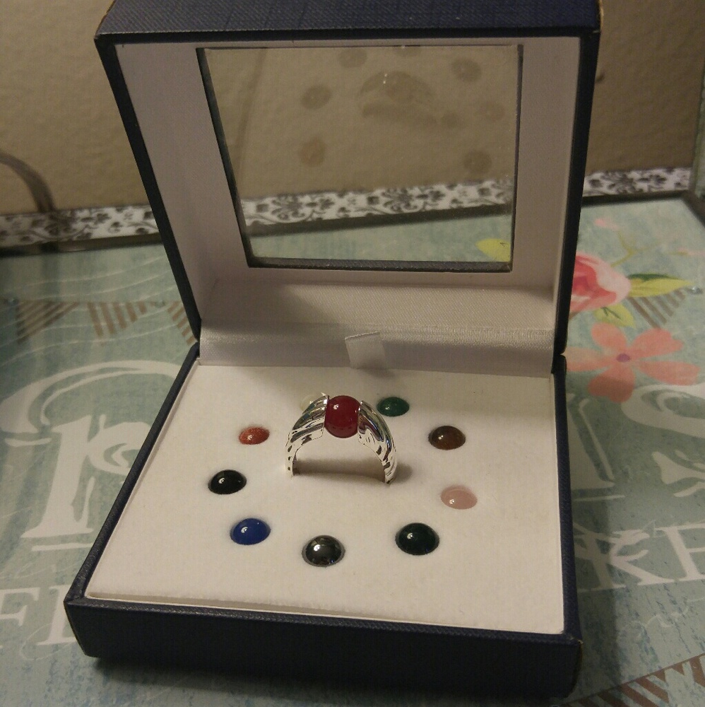 Precious Stones Interchangeable Ring