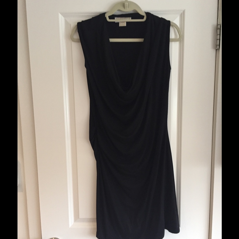 Black cotton dress