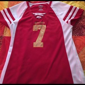 Authentic 49ers women's jersey, Kaepernick