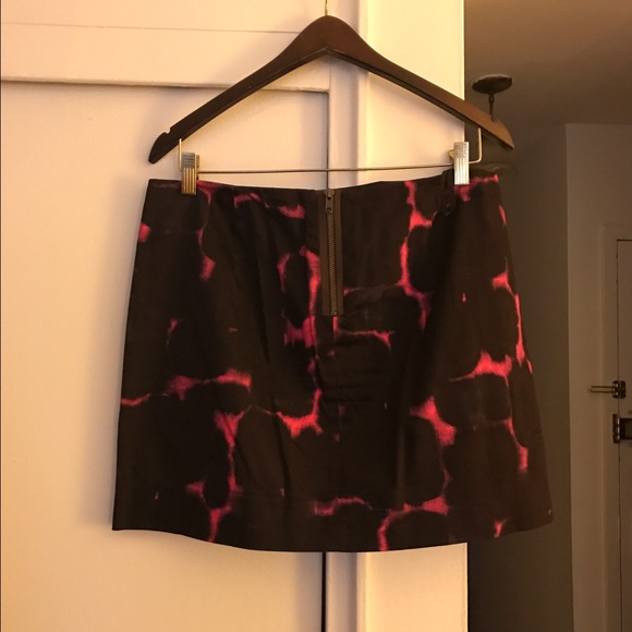 J.Crew Factory watercolor mini skirt size 10 - Picture 2 of 2