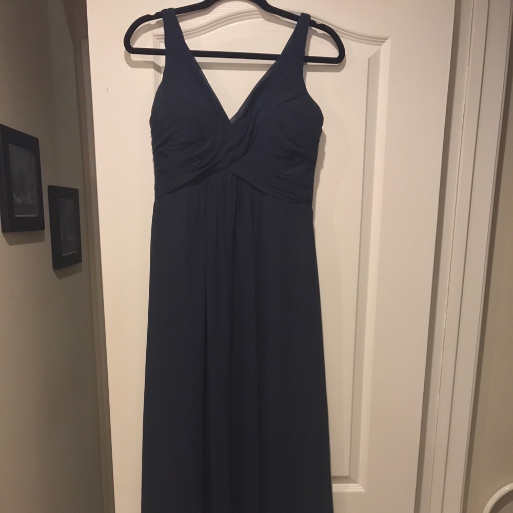 Bill Levkoff Navy Bridesmaid/Prom Dress