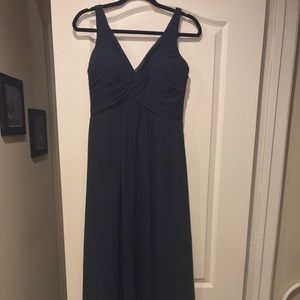 Bill Levkoff Navy Bridesmaid/Prom Dress