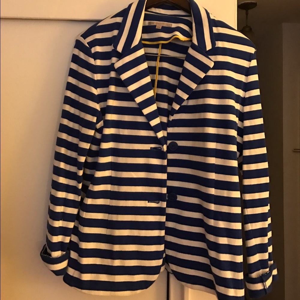 GAP striped blazer size large
