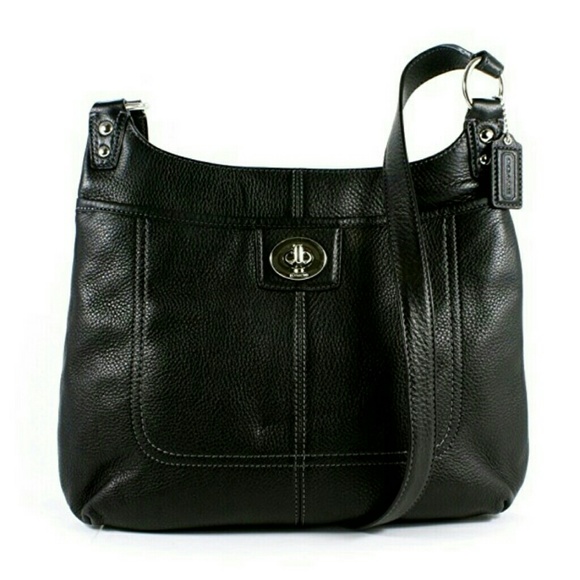 Coach Penelope Hippie Pebbled Crossbody Bag - Picture 1 of 8