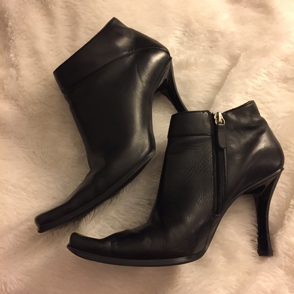 Guess Shoes - ❤Black Guess High Heel Booties stilettos size 8